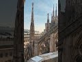 The exquisite Gothic style of Milan Cathedral 😍 #shorts #travel #youtubeshorts #shortvideo #viral