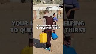 GAZA CLEAN WATER DISTRIBUTIONS!