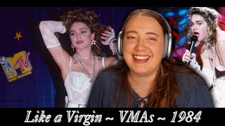 MADONNA LIVE: Like a Virgin at the VMA's (1984) | Reaction