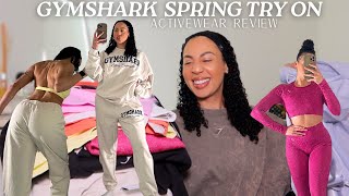 GYMSHARK SPRING 2025 TRY ON REVIEW 🌼 MUST HAVE ACTIVEWEAR SIZE MEDIUM HAUL