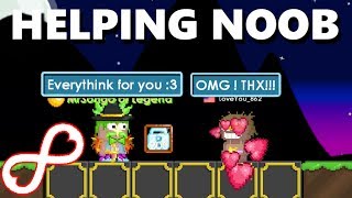 GrowTopia | HELPING NOOBS 8 !! SWEET :3