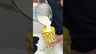 Piña colada pineapple goblet