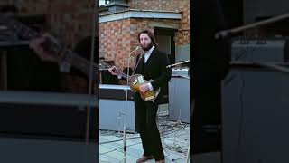 Paul goes ham on the bass #thebeatles #rooftopconcert #paulmccartney #dontletmed