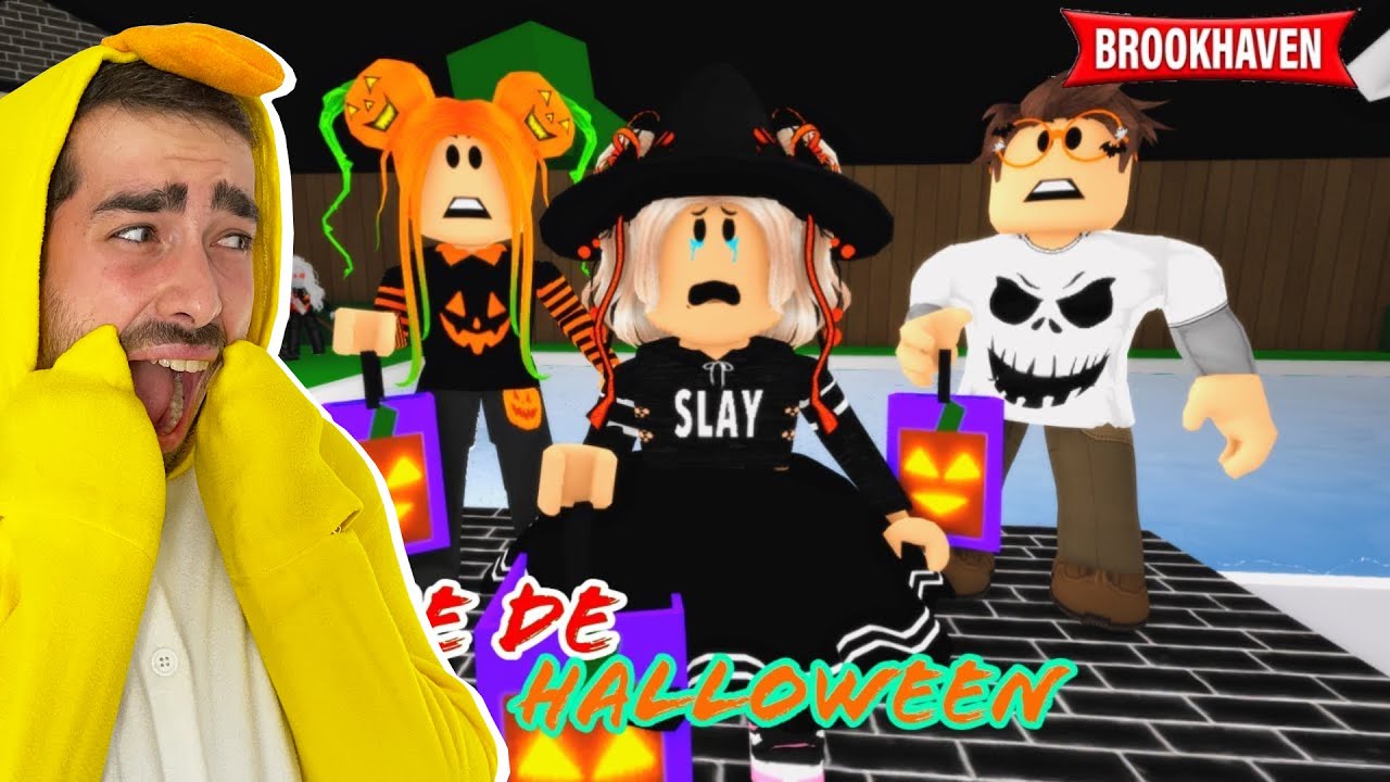 LA NOCHE DE HALLOWEEN 🎃 | Película De Terror En Brookhaven Roblox ...