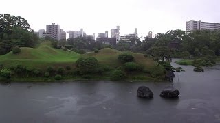 雨中の水前寺成趣園(The Suizenji Jojuen Garden in the Rain)