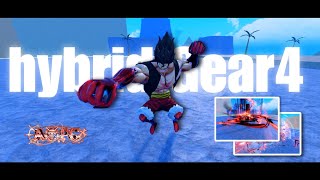 Obtaining the NEW ( final hybrid: gear 4th ⛩️🐍) in A One Piece Game roblox...