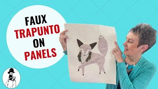 Easy Faux Trapunto on a Panel