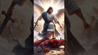 Jesus Christ vs devil #jesus #holyspirit #god #faith #shortvideo #shorts #reels 🪔