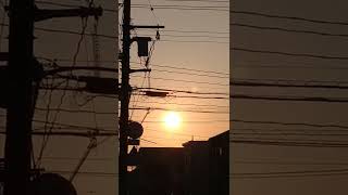 ウェザーリポート動画0630「６月最後の夕日」@鳥取市　18時49分頃