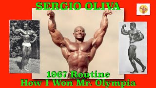 Sergio Oliva The Myth Mr  Olympia Routine | How Sergio The Myth Trained for The Mr. Olympia