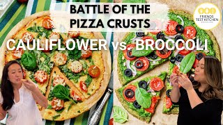 Gluten Free Pizza - Cauliflower vs. Broccoli, which will we prefer?
