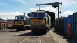 D7018 test running at Williton 13 August 2016