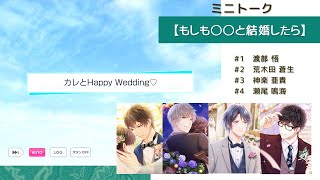 【スタマイ】ログスト 『カレとHappy Wedding』（1）渡部、荒木田、神楽、瀬尾 編 ☆ログインミニストーリー（2020.6.20）