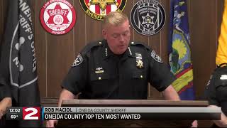 Oneida County's Top 10 Most Wanted list released
