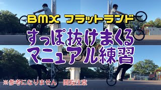 BMX フラットランド マニュアル他色々練習