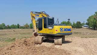 XCMG XE135B  4BG1 งานเหมาขุดสระ เถ้าแก่ขับเองนักเลงพอ excavator EP.9204