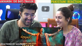 Pakistani Couple Reacts To Akhanda Roaring 100 Days Trailer | Nandamuri Balakrishna | Pragya Jaiswal
