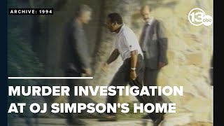 ARCHIVE: Police investigate murder at O.J. Simpson's home (6/14/94)