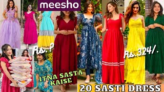 Meesho Huge *Trendy* Long Dress Haul 😍|| Omg 😱 Isse Acha Kuch Nhi Ho Skta 😝|| Under Rs.? || Best 😭