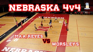 4v4 @ University of Nebraska Highlights I Worsley's vs Ma'a/Reyes