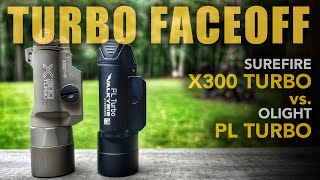 Olight PL Turbo v. Surefire X300 Turbo