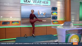 Laura Tobin meets Bon Jovi, red leather trousers and stilettos 18th Apr 2024