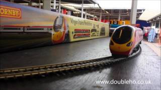 OO Hornby Pendolino Set unboxing