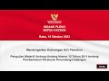 Sidang Perkara Nomor 66/PUU-XXI/2023. Rabu, 18 Oktober 2023.