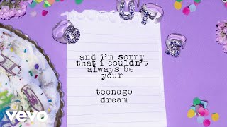 Olivia Rodrigo - teenage dream (Official Lyric Video)
