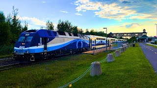 [EXO 13] Outbound train ride from Central station to Mont-Saint-Hilaire