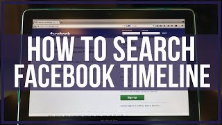 How To Search Someone's Facebook Timeline - Full Tutorial