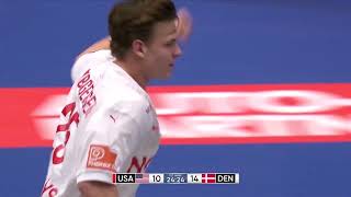 USA vs Denmark | Highlights | 28th IHF Men's World Championship, POL/SWE 2023