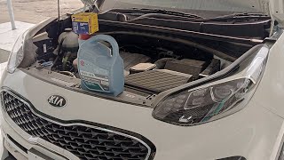 How to engine oil change Kia Sportage 2022💝 کیا سپورٹیج کا انجن آئل چینج کرنے کا طریقہ مکمل ویڈیو ۔