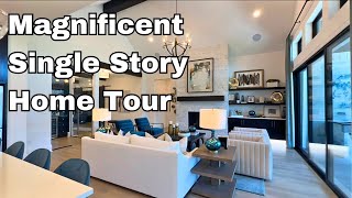 4 Bedroom 4.5 Bath Single Story Home Tour : Model Home Tour