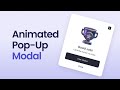 Responsive Popup Modal  Using HTML CSS & JavaScript 🔥