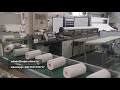 Full Automatic Kitchen Paper Roll Machine In Client's Workshop