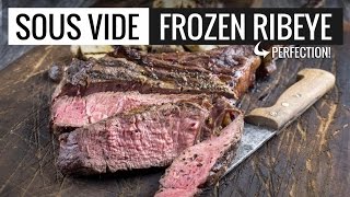 Sous Vide Frozen RibEye Perfection - Perfect Rib Eye Steak by Sous Vide Everything