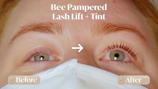 30 minute lash transformation with Bee Pampered Lash Lift & Tint! Professional training video.