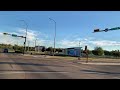 Red Deer Alberta , Canada ( An evening drive on Taylor Drive) summer 2022