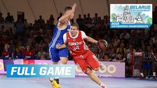 France v Turkey - Final - Full Game - 2015 FIBA 3x3 U18 European Championships - Minsk