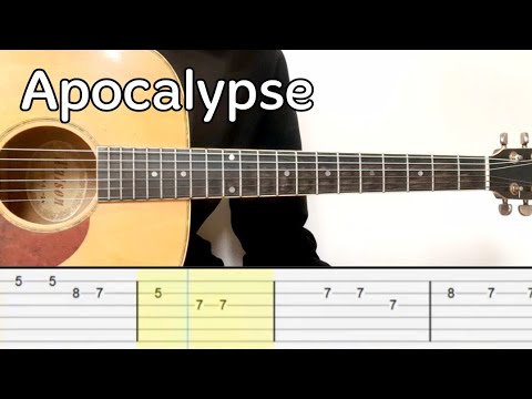 Apocalypse (Easy Guitar Tabs Tutorial) By Cigarettes After Sex - YouTube