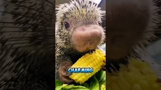 Porcupines are charming animals equipped with powerful defenses.  #porcupines #funnyvideo #animals