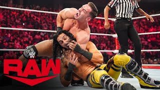 Mustafa Ali vs. The Miz & Theory - 2-on-1 Handicap Match: Raw, May 2, 2022