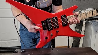 Jackson Warrior WRX24 - Ferrari Red - Add EMG's and it is almost perfect.