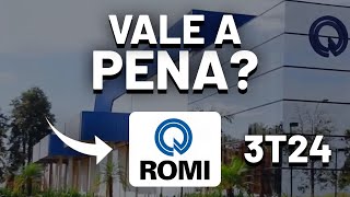 ROMI3: ROMI VALE A PENA? RESULTADOS 3T24 - Análise de Ações