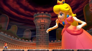 Evil Peach Final Boss in New Super Mario Bros U