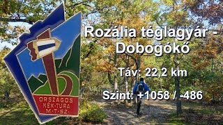 Országos Kéktúra, Rozália téglagyár - Dobogókő, 15. szakasz