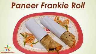 பன்னீர் ஃப்ராங்கி ரோல் | பன்னீர் பிரான்கி | paneer frankie roll | paneer roll | paneer wrap