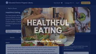 Educated Choices Program (ECP) Video Library Tutorial narrated by Diana Holguin.