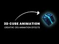 How To Create 3D Cube Animation In HTML & CSS | 3D Box Animation Pure CSS | Tutorial Code4Education